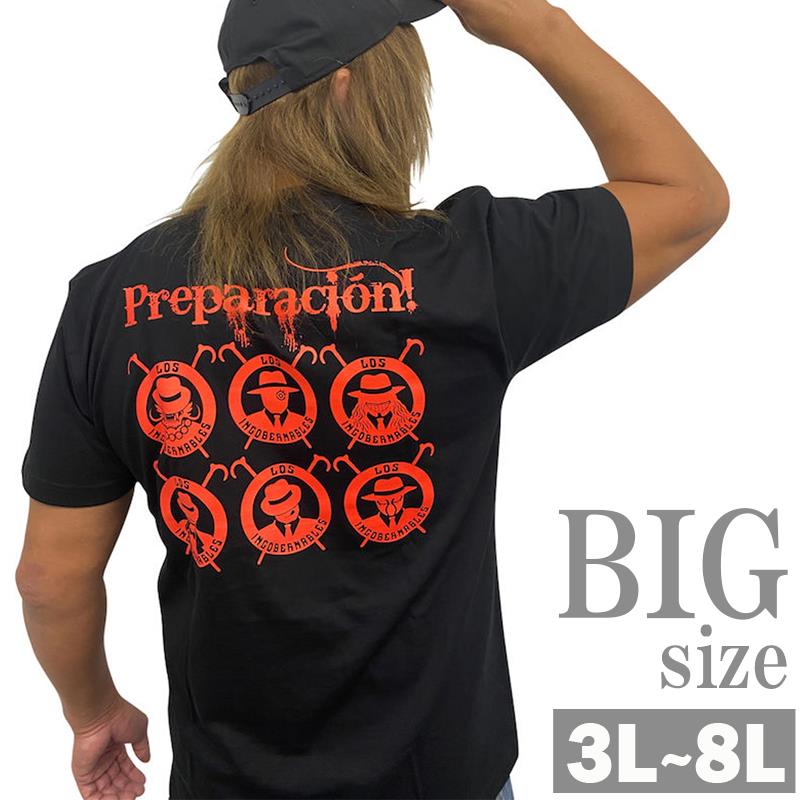 Tシャツ 新日本プロレス 大きいサイズ メンズ LIJ プリントt ロゴデザイン ビッグサイズ C061022-03