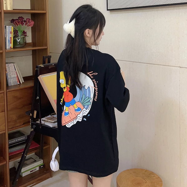 Qoo10] シンプソンtシャツシンプソンレディース半