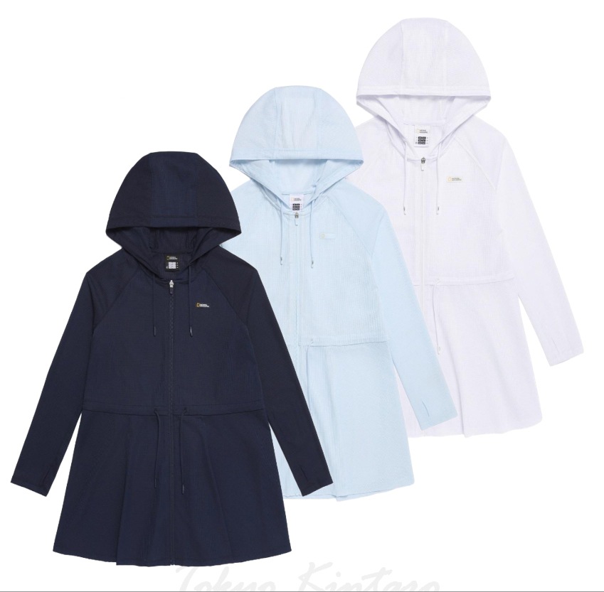 (W) COVER-UP MIDDLE LENGTH MESH ZIP-UP (N262WRG430)
