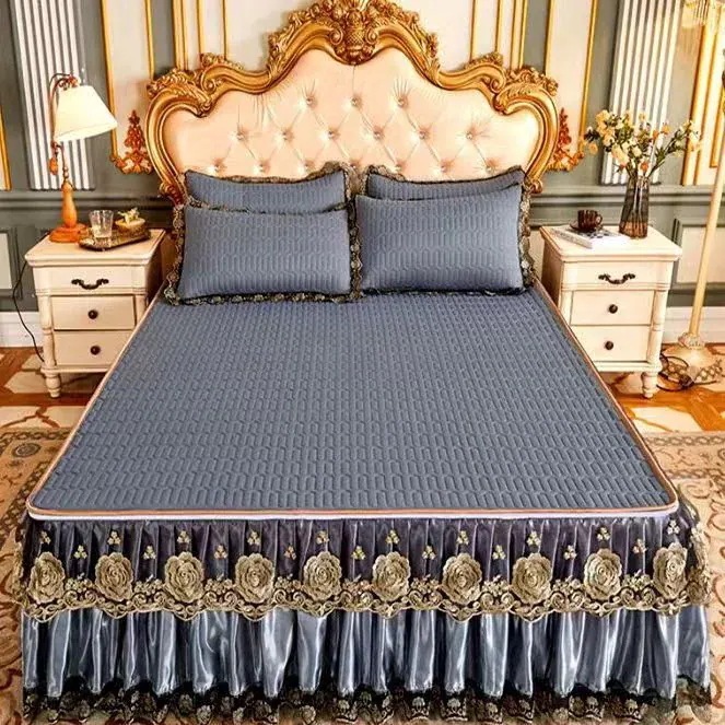 ラテックスマットベッドスカートクールアイスシルクシート3点セット着脱式エアコンソフトマットベッドカバータイプ 4,922円