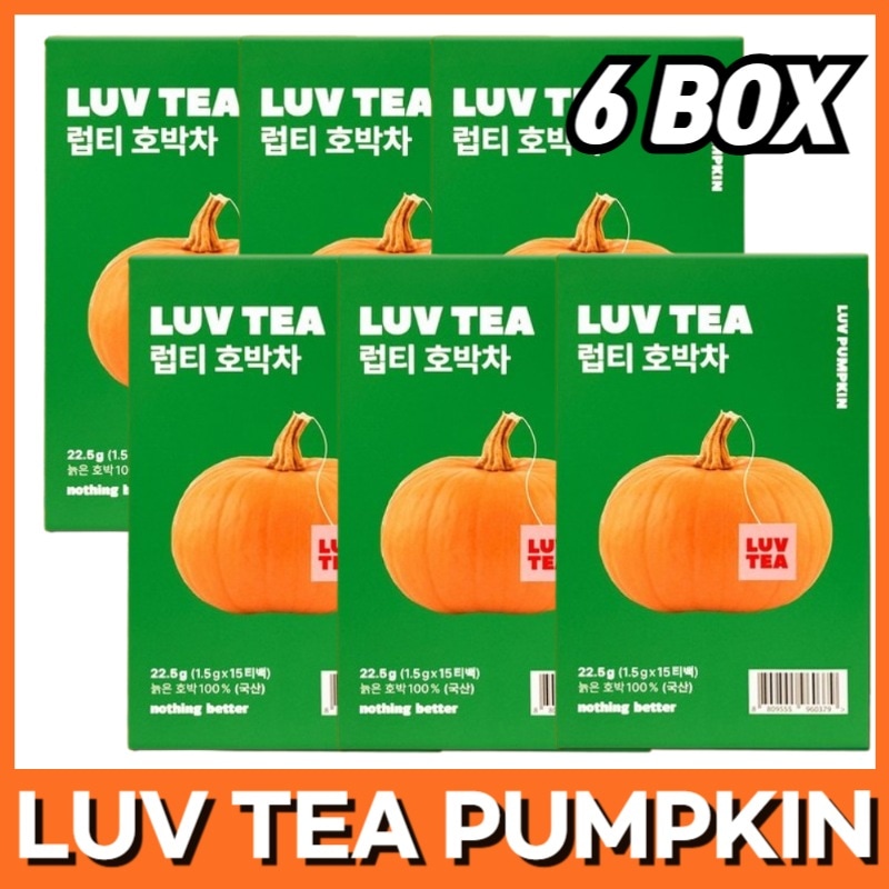 かぼちゃ茶 LUV TEAラブティー 15個入り x 6BOX