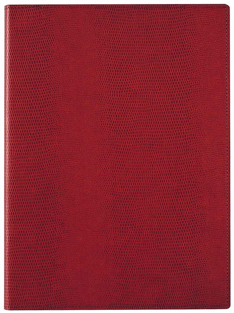 （まとめ買い）ツァイトベクター ノートパッド A5 クロスペーパー レッド ZVP203R [x3]