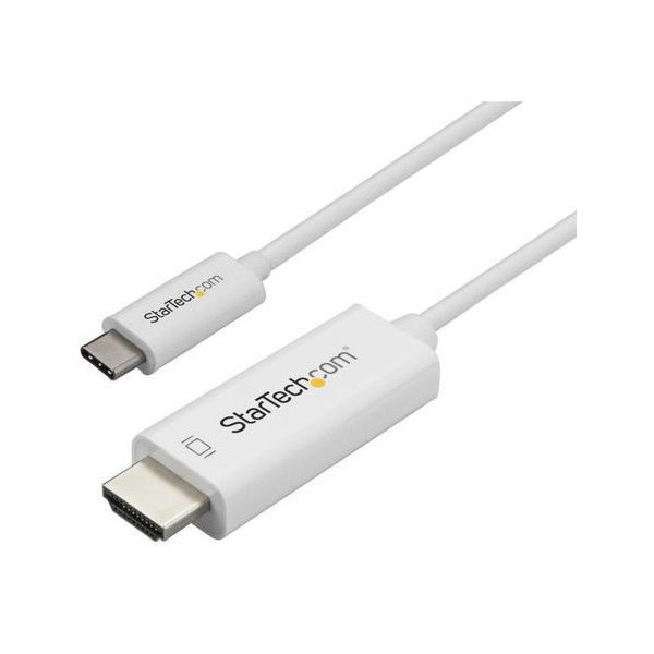 CDP2HD1MWNL ホワイト [USB Type-C-HDMI変換ディスプレイケーブル 1m 4K/60Hz]