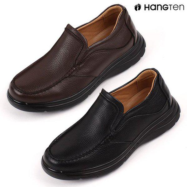 HT-5503 男性 天然皮革 コンフォート ローファー カジュアル スニーカー 短靴