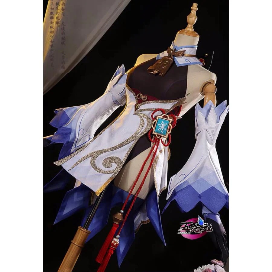 【品質良い 大好評中】江南猫次　原神　コスプレ　甘雨　衣装　ウィッグ　靴　追加可