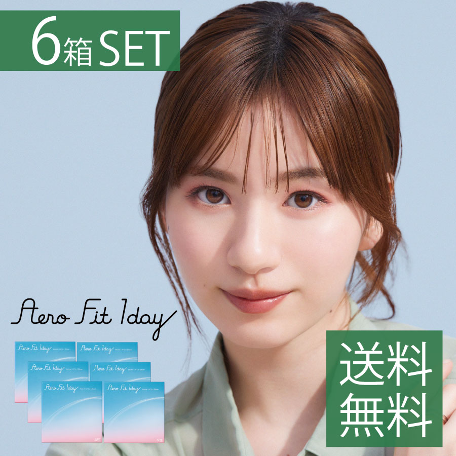 コンタクトレンズ　ワンデー　エアロフィットワンデー1箱（30枚）　6箱　アイレ　ネオサイト