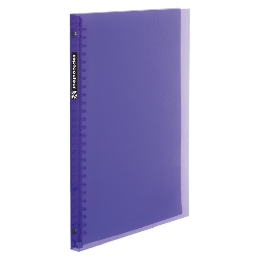 （まとめ買い）セプトクルールファイルノートB5薄型 パープル F007B-10 00027831 [x10]