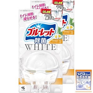 【まとめ買い】液体ブルーレット除菌ホワイト ホワイティッシュティーの香り本体×2個（おまけ付き）