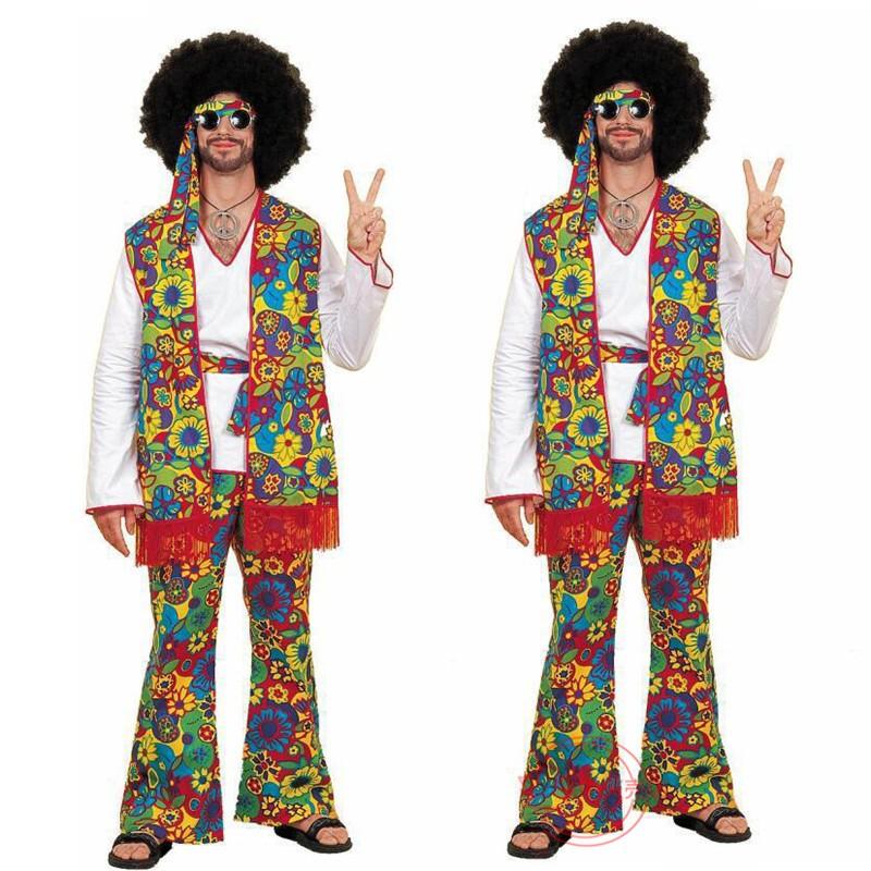 【本日限定】万聖節 コスチューム コスプレ グッズ hippie ヒッピー ハロウィン バー 大人用 パーティー変装 演出衣装 イベント変装 ナイトクラブ 7,104円