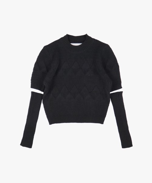 PUFF WARMER SWEATER_BLACK