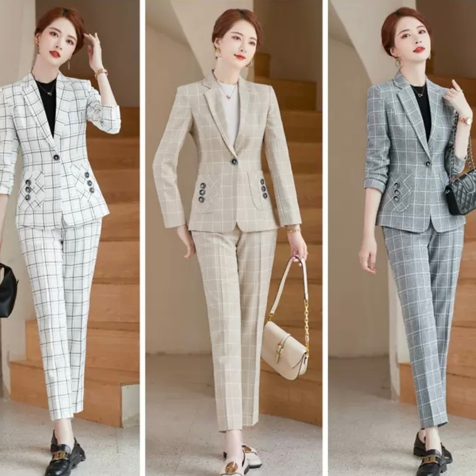 セットアップ ボトムス パンツ ジャケット ズボン スーツ ストレートパンツ テーパードパンツ 袖あり 長袖 襟付き スリム タイト 細身 ストレート Iライン 前開き 上下セット 2点セット 9,202円