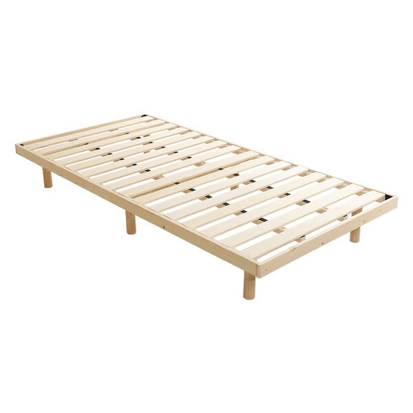 ホームテイスト 北欧インテリア すのこベッド シングル ヒュッゲ-Hygge- HO-L01S-NA ナチュラル シングル メーカー直送