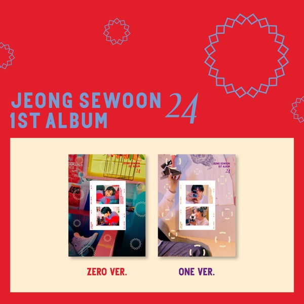 【2種セット】JONG SEWOON(チョンセウン) 1ST ALBUM 24 PART 2/韓国チャート反映/送料無料