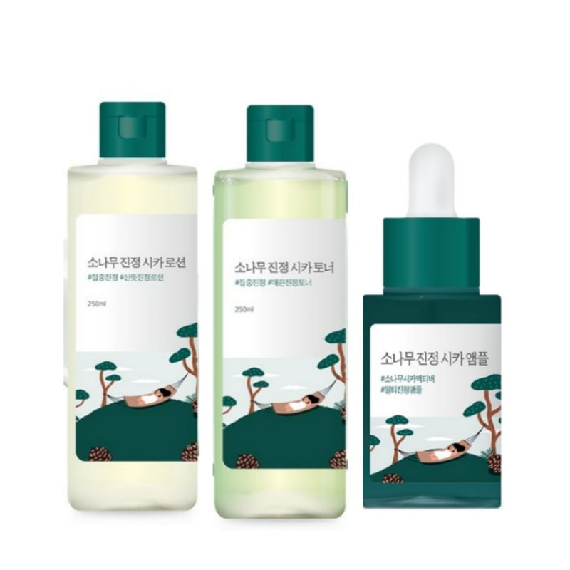 [3点 セット]松鎮静シカローション 250ml +トナー 250ml+アンプル 30ml / 韓国コスメ 韓国スキンケア