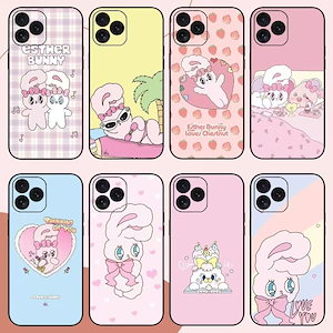 かわいいエスターバニー 韓国 話題の人気商品iPhoneケース esther bunny スマホケース 韓国 esther bunny 15/14/13/12/11 ケース PRO MAX スマホグリ