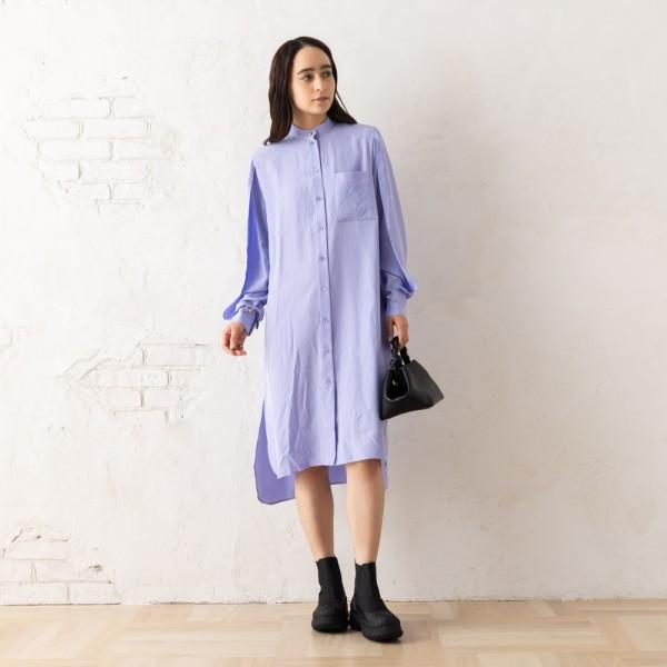ワンピース アナグラムチュニックドレス パープル レディース S540Y09XHC 6140