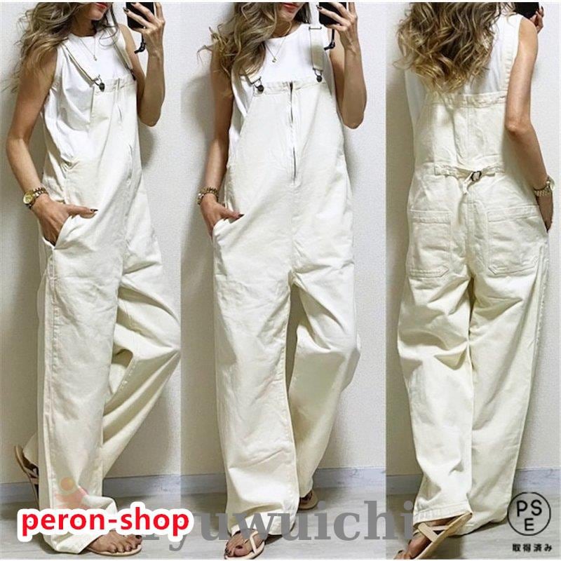 【即納】パンツ・デニムサロペットレディース オーバーオール デニム ダメージオーバーオール デニム ジーンズ パンツ ゆったり春 夏 秋 20代30代40代