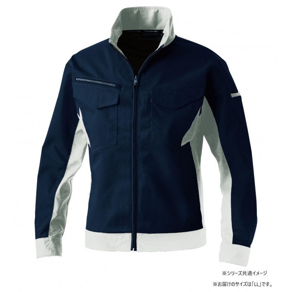 3472-00 長袖ブルゾン LLサイズ ネイビー(1) SOWA 5,510円