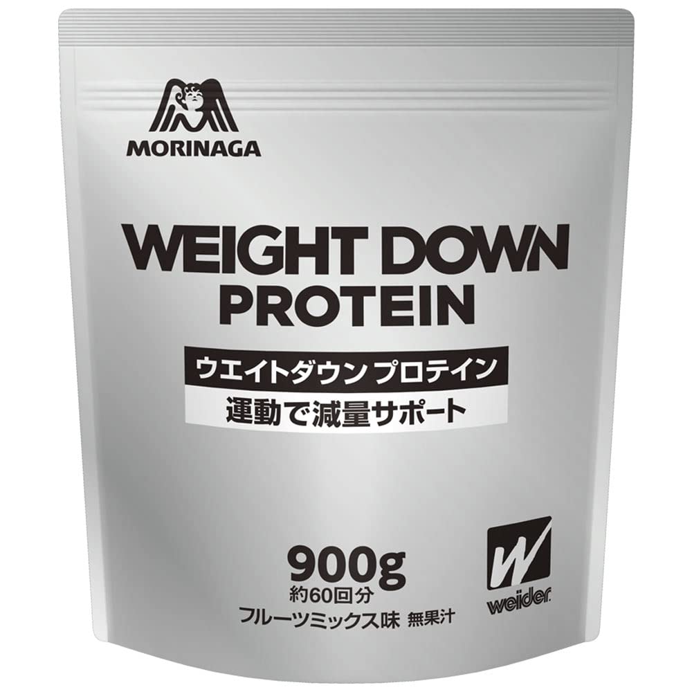 森永 ウエイトダウンプロテイン フルーツミックス味 900g (約60回分) ウイダー ウエイトダウン ホエイプロテイン ボディメイク カルニチン・ヒスチジン配合 森永製菓 7,716円