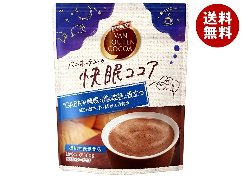 片岡物産 バンホーテンの快眠ココア 100g×12袋入×(2ケース)