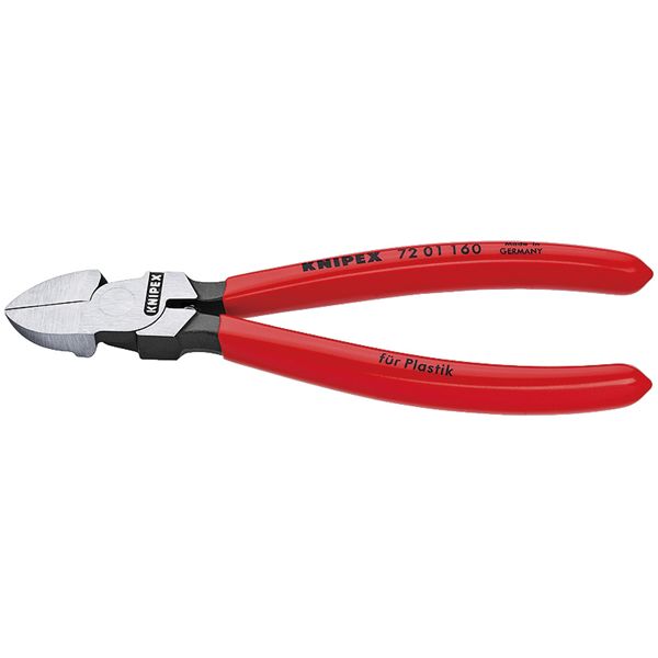 KNIPEX クニペックス プラスチック用ニッパー プラスチックコーティング 全長160mm 7201-160