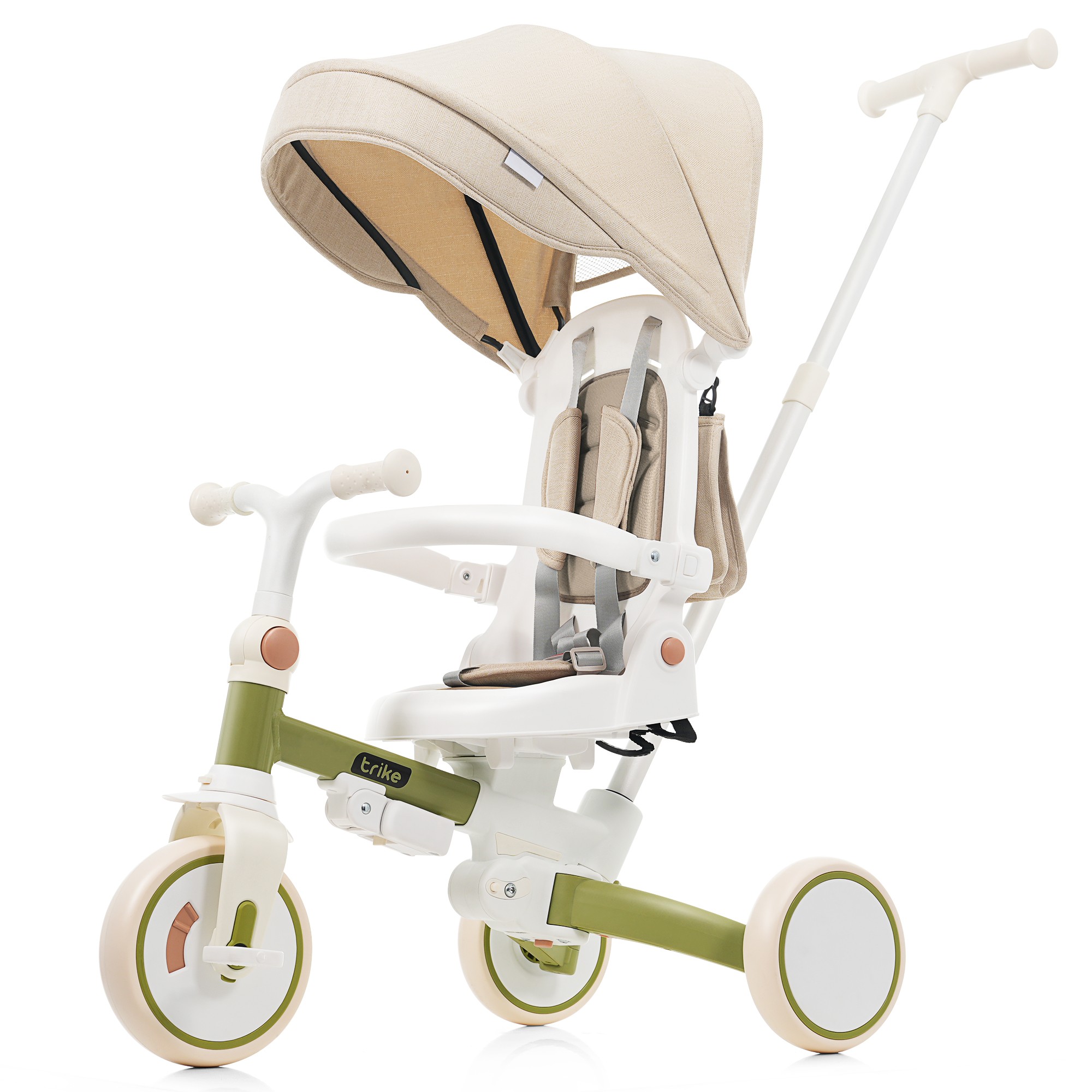 【国内発送】549三輪車 子供用三輪車 折りたたみ 手押し かじとり 7in1 7WAY 1歳 2歳 3歳 ランニングバイク 座面回転 自転車 おもちゃ 乗用玩具 幼児用 キッズバイク おしゃれ クリ