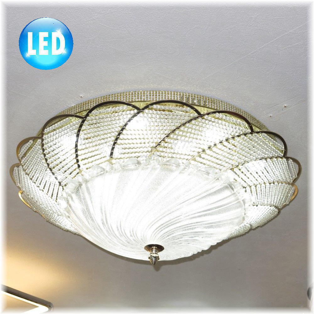 【LED付き！】新品 超豪華 LED 綺麗な デザイン ガラス シャンデリア
