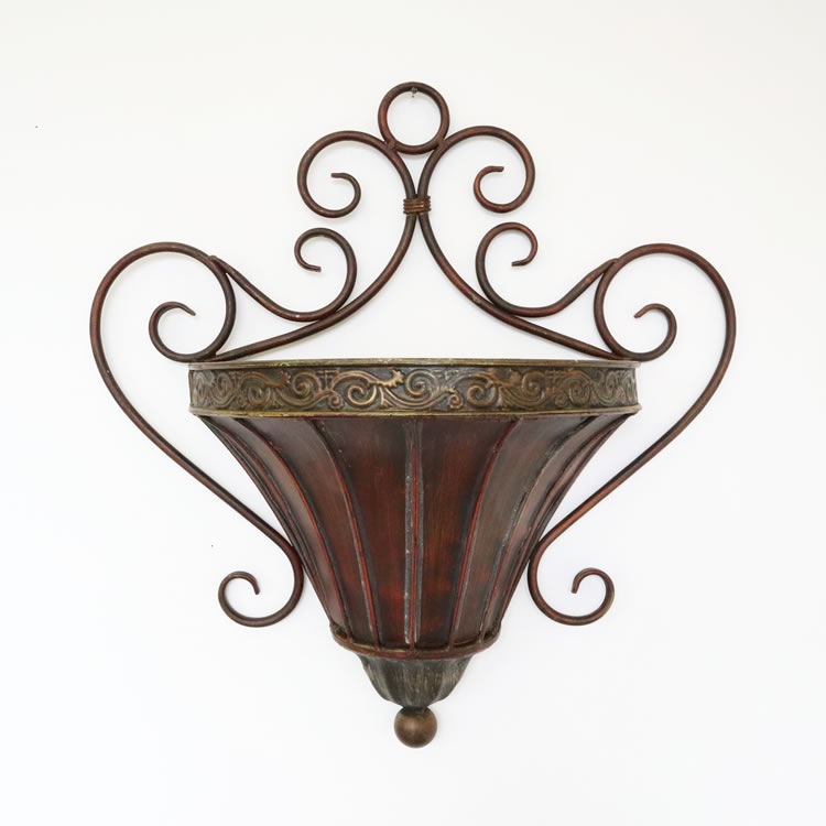 アンティーク調 ウォールプランター（壁掛け） 8,030円