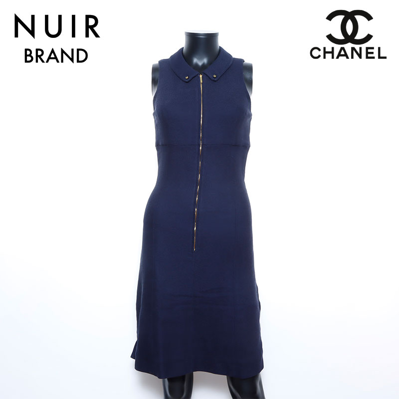 ワンピース コットン ネイビー WS4835