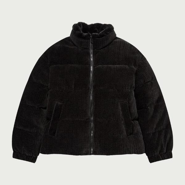 행텐틴즈 동백01 여아 폴리 스판 코듀로이 하이넥 점퍼_블랙 14540-110-804-69- (S42507869)