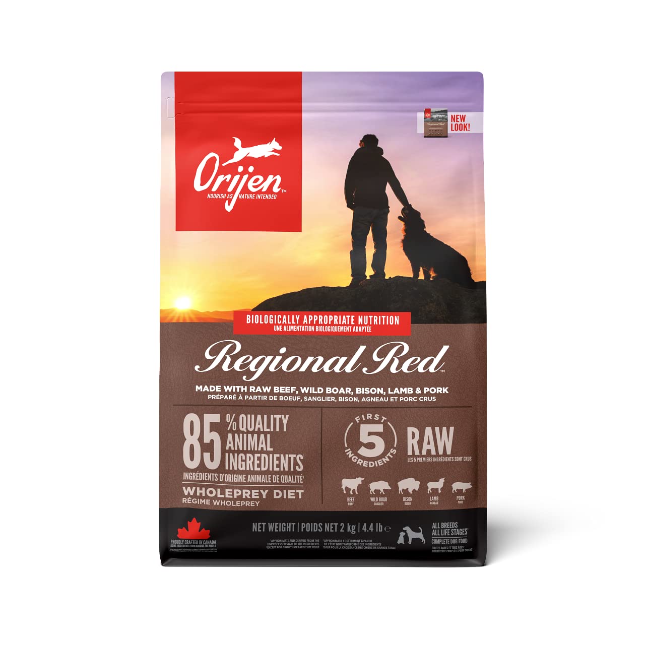 【正規品】カナダ産 オリジン レジオナルレッドドッグ 2kg Orijen dogfood regional red