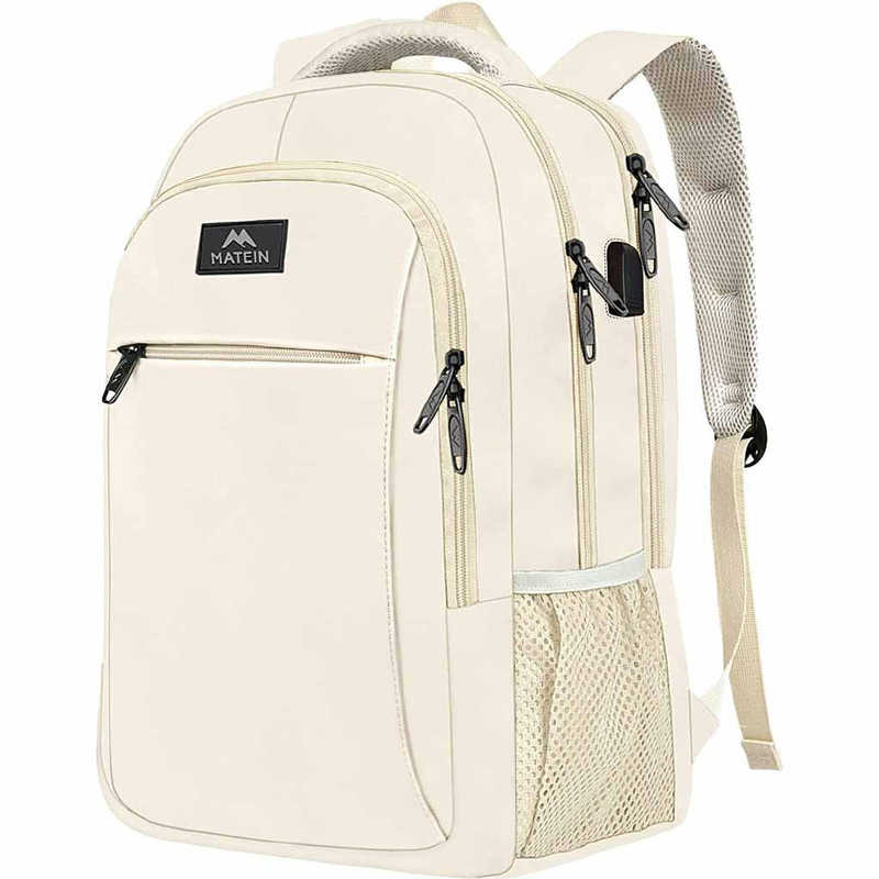 MATEIN　トラベル ラップトップ バックパック BE　100701BEG 17.3
