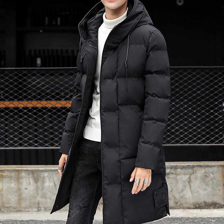 人気沸騰 秋冬　ロングダウンコート メンズ ダウンコート フード付き ロング メンズ ダウンジャケット ロングコート アウター 中綿コート