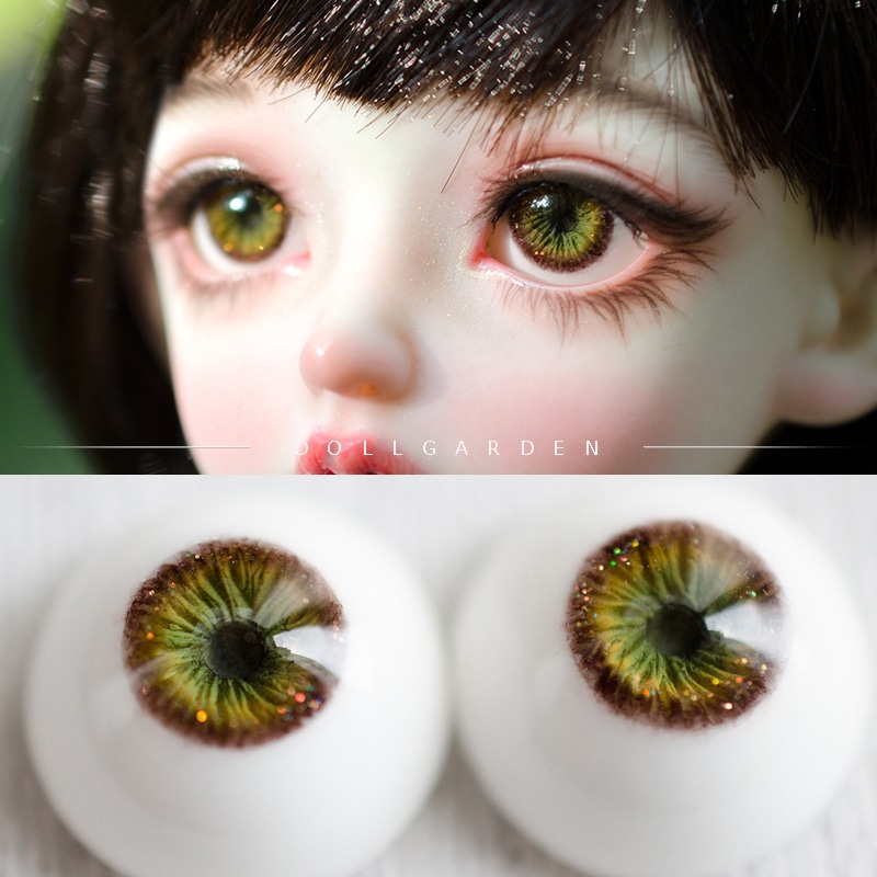 BJD ドール用レジンアイ 秋森 12/14/16/18mm SD/MSD/幼SD人形用真人風アイ