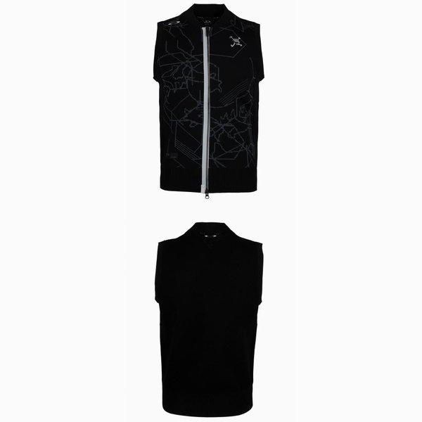 ブラック メンズ ゴルフベスト 登山 団体ベスト スーパー 学校団体ベスト 消毒ヘルパー 団体ユニフォーム イベント アルバイトスタッフ 山岳会