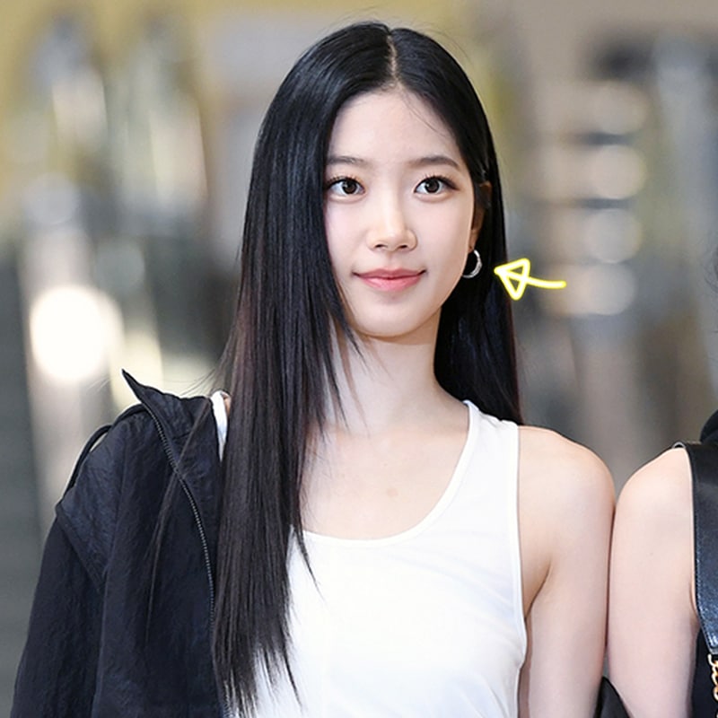 LESSERAFIM カズハ 着用 ピアス Clementine Earrings