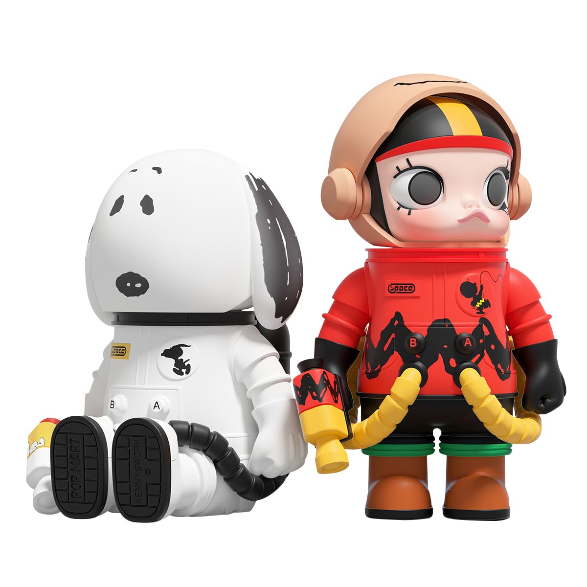 POP MART MEGA SPACE MOLLY 100% Charlie Brown & Snoopy