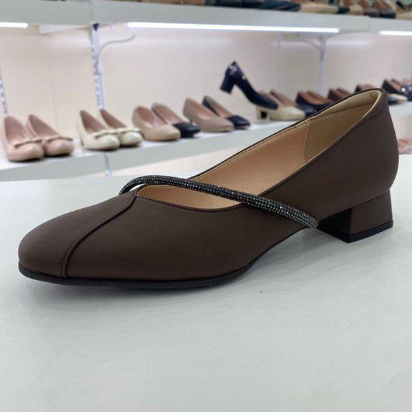 女性フラットローファーPFEHFP587BR HSYT3A GN