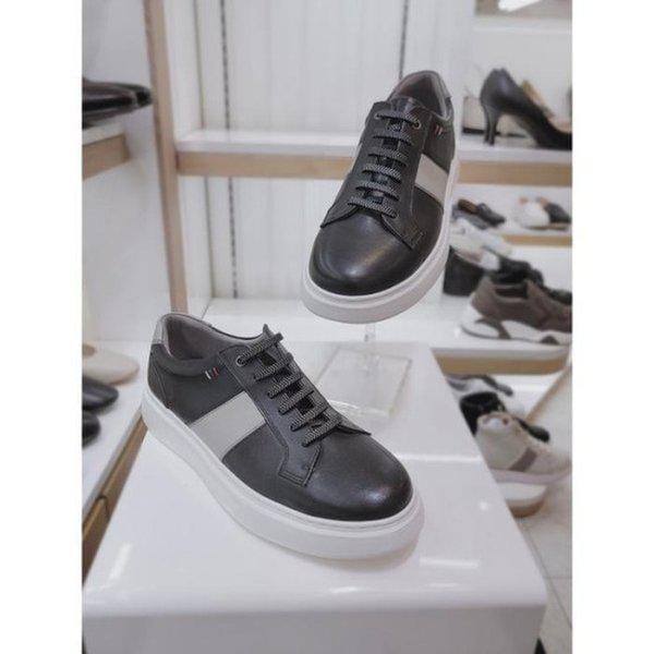 男性3.5cmライン配色牛革スニーカー313 MS31U 313 (11730751)