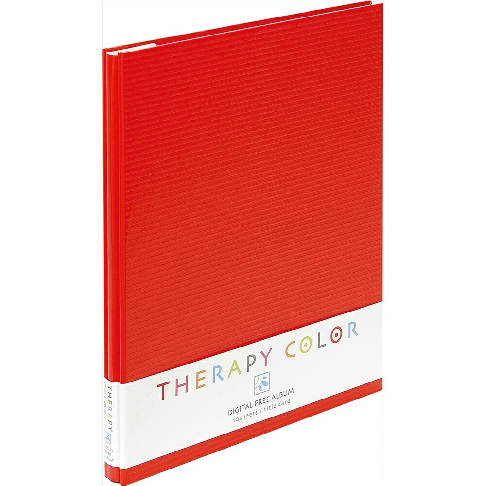 （まとめ買い）セラピーカラー フエルアルバム A4 プラコート台紙 エナジーレッド TCAF-A4/N-ER [x3]