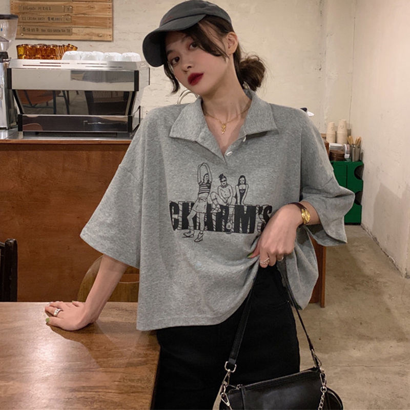 人気 Tシャツ半袖 綿レディース トップス男女兼用 大きいサイズ 韓国ファッション 上着 コレクション2263