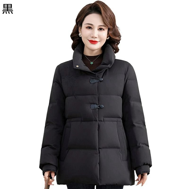 レディースアウタージャケット レディース 中綿入り 中綿コート 綿服 長袖 婦人服 シニアアウター お年寄り 中高年 母の日 ギフト 50-70代 冬 暖か コート 軽量 柔軟 着痩せ 日常