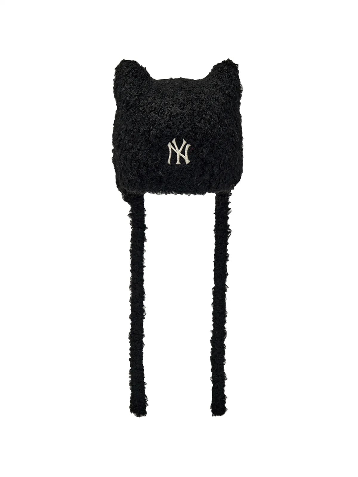 みやこ イヤーフラップ ビーニー NY (Black)