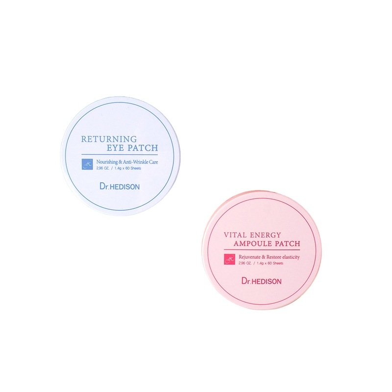 1+1ドクターヘディソンリターニングアイパッチ+バイタルエネルギーアンプルパッチ（全120枚）