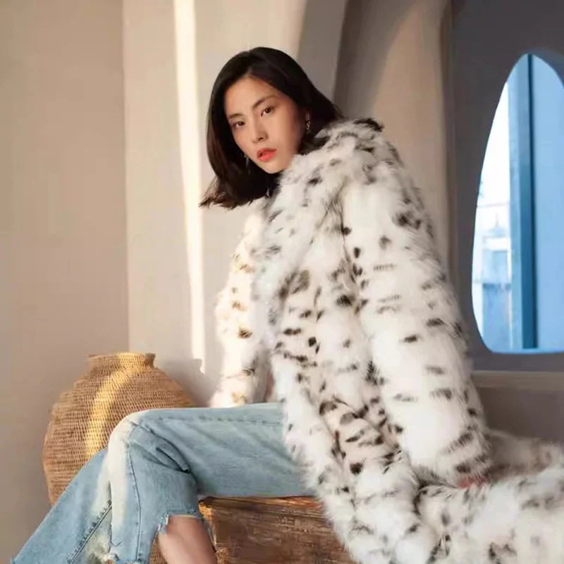 冬 厚手 ファーコート ロング丈 保温 トップス ダウンジャケット毛皮コート気質 秋 ゆったり アウター ジャケット