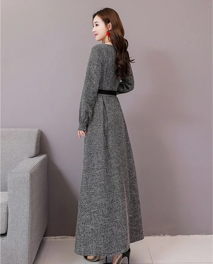 ワンピースレデースロングワンピース長袖ロング丈aラインワンピース無地体型カバーゆったりシンプル上品大人ママおしゃれ作　きれい通勤OL春春冬春服大きいサイズゆったり春春冬春きれいめお呼ばれ　304050 4,988円