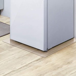冷蔵庫マット 透明シート 厚さ1.5mm キズ防止 凹み防止 床保護シート 無色耐震 65*70cm
