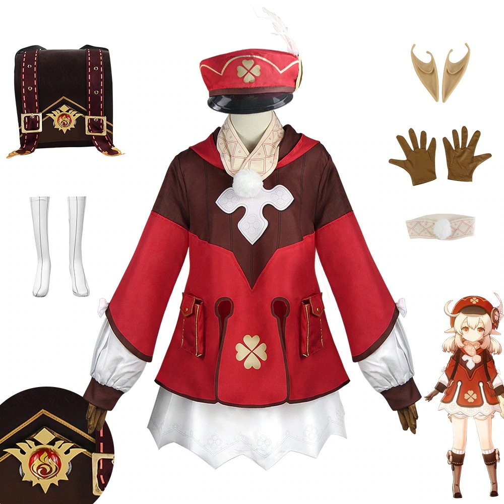 【迅速な出荷】元神可莉服かわいいローリーゲーム同服女性コスチュームコスプレ演技服