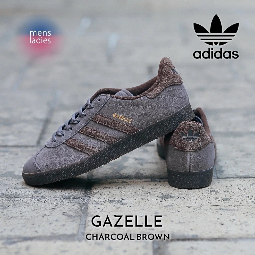 adidas アディダス ガゼル スニーカー GAZELLE CHARCOAL BROWN ( 茶色 ブラウン メンズ レディース ウィメンズ IG2097 )