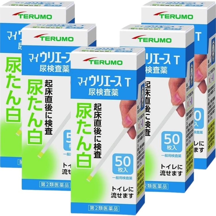 第2類医薬品 5個セット テルモ マイウリエースT 50枚入 尿検査